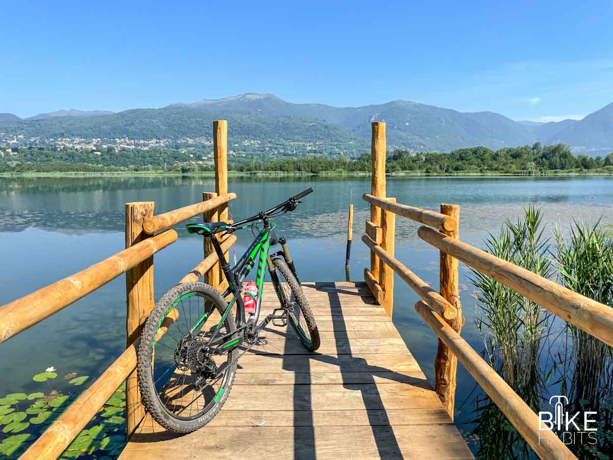 lago di Alserio in mtb