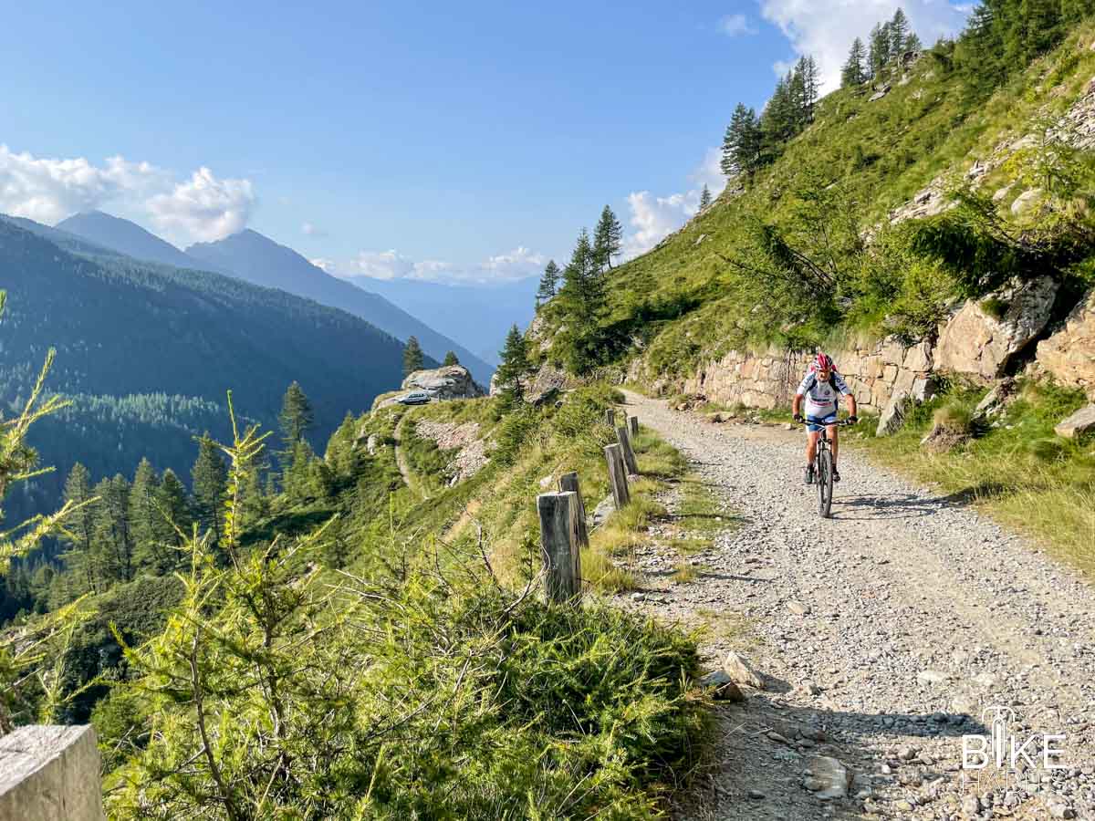 giro in mtb da Tirano, salita al Passo di Verva